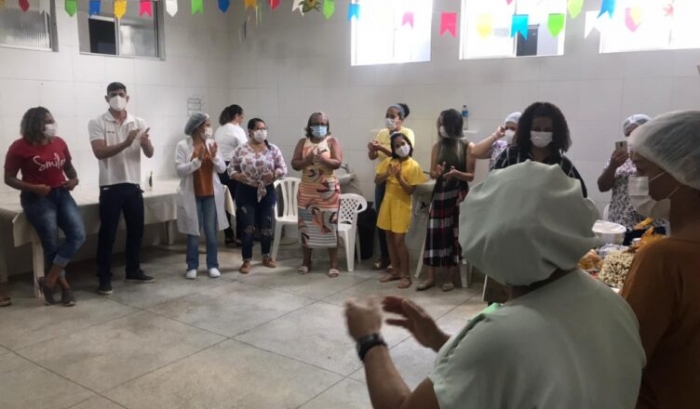 Ação celebra festejos juninos no Hospital e Maternidade Dr. Heitor Sento-Sé
