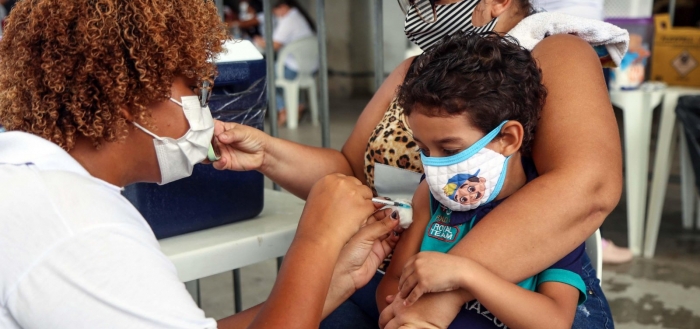 Salvador abre vacinação contra a Covid para crianças de todas as cidades da Bahia neste sábado