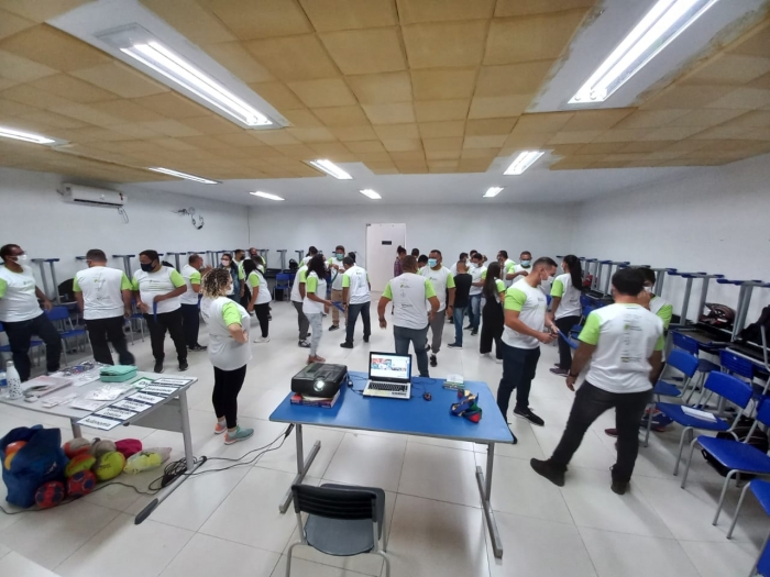 Mais de 60 professores de Petrolina participam de formação em esporte educacional do Instituto de São Paulo 