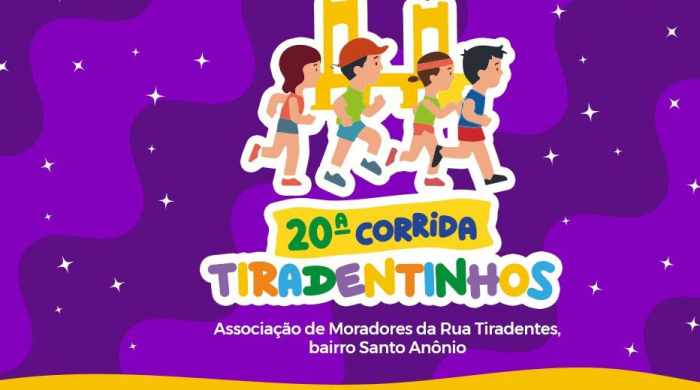 Inscrição para a 20ª edição da Corrida Tiradentinhos abre nesta sexta-feira (22)