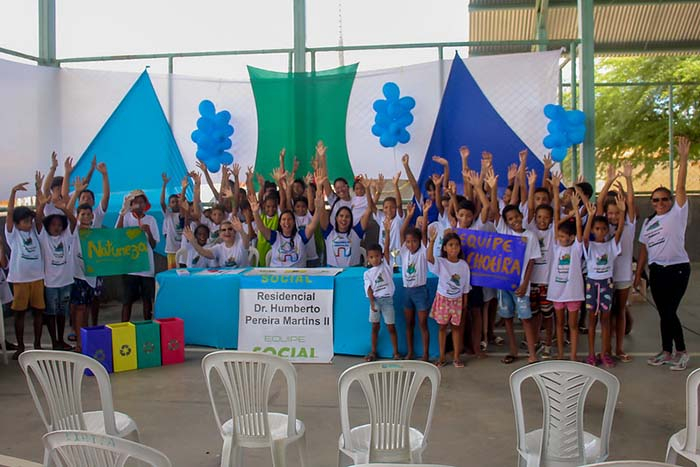 Prefeitura de Juazeiro leva gincana sobre educação ambiental e agita sábado de crianças e adolescentes dos Residenciais Dr. Humberto Pereira